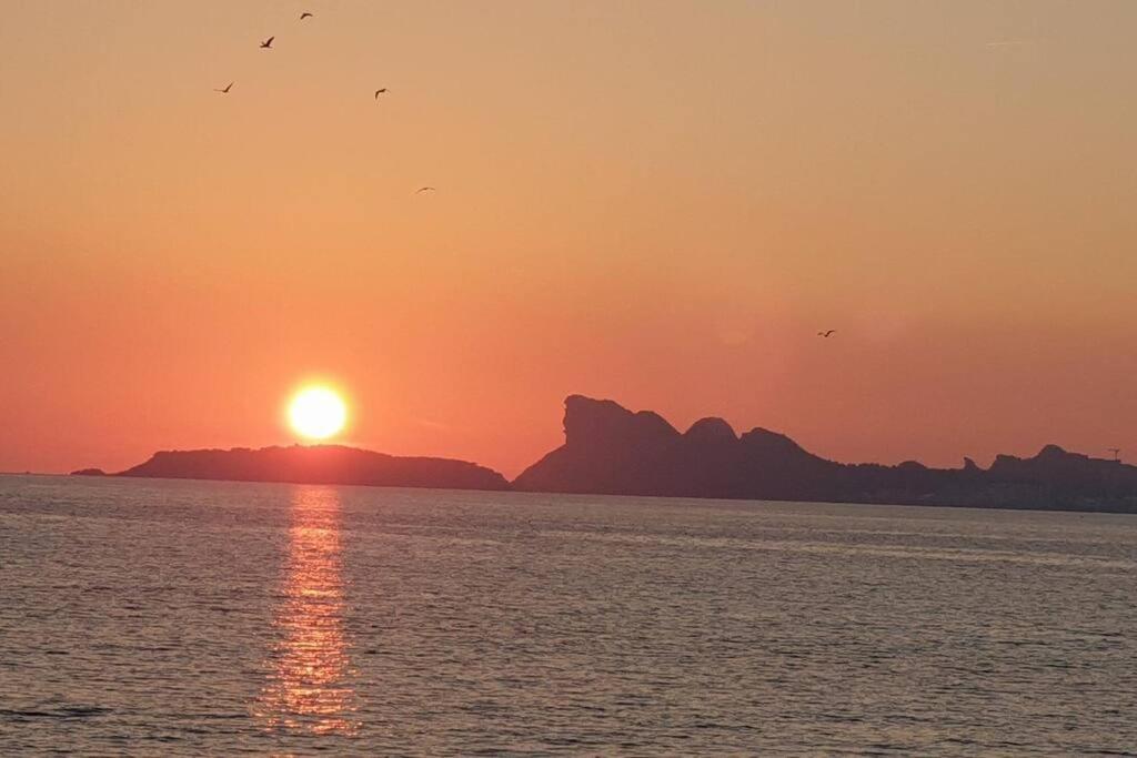 Studio Vue Mer Terrasse La Ciotat Esterno foto